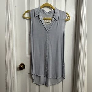 Girl Krazy Button Down Collared Women’s Blouse - Size S